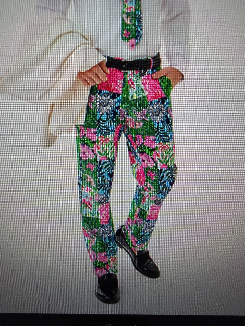 NWT Lilly Pulitzer Mens Mizner Stuff Pants Multi Party Punch Patch 36